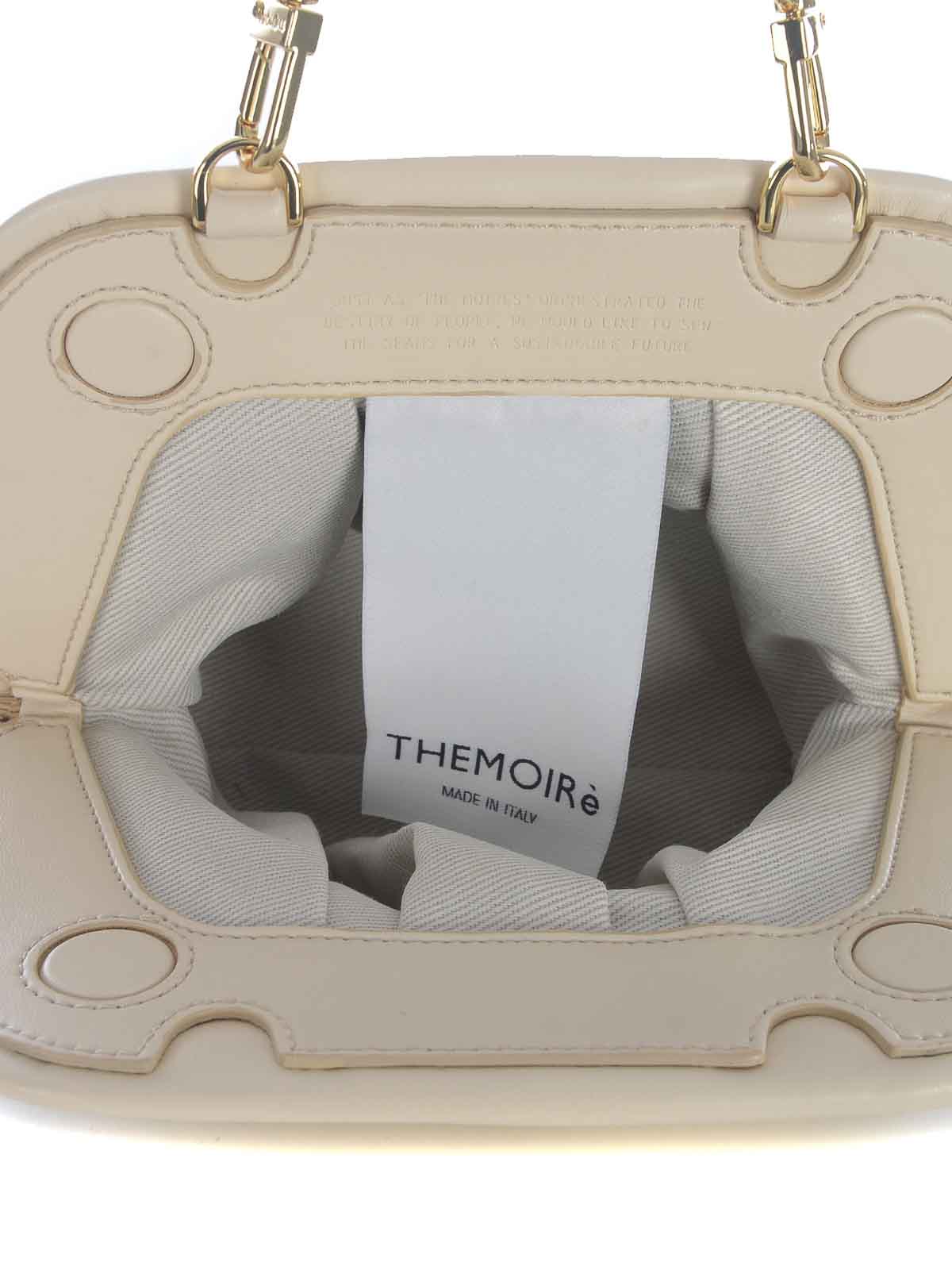 Shop Themoirè Bag In Beige