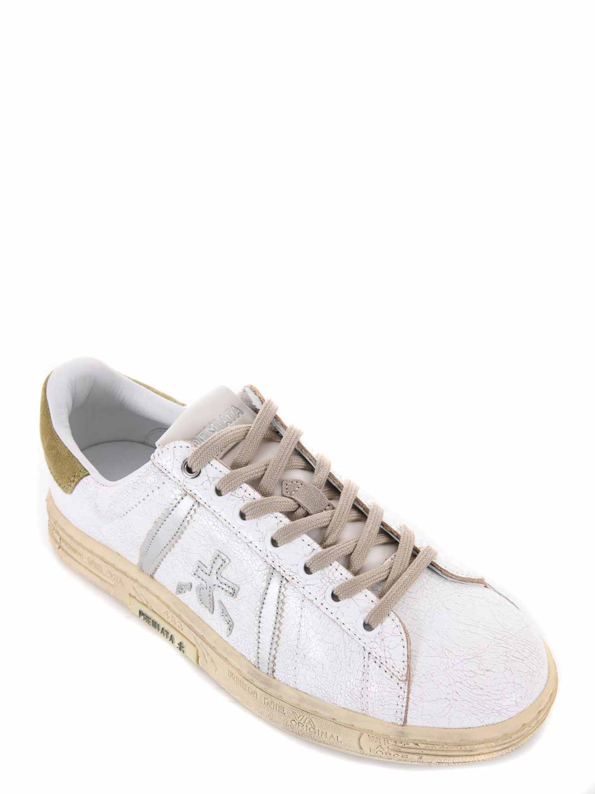 Shop Premiata Sneakers In White