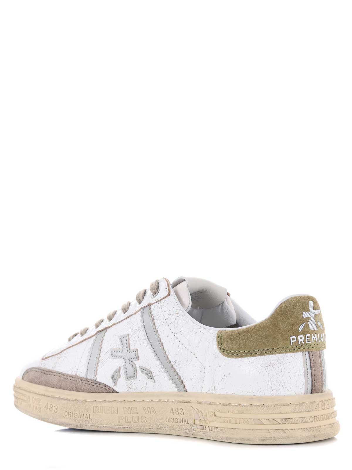 Shop Premiata Sneakers In White