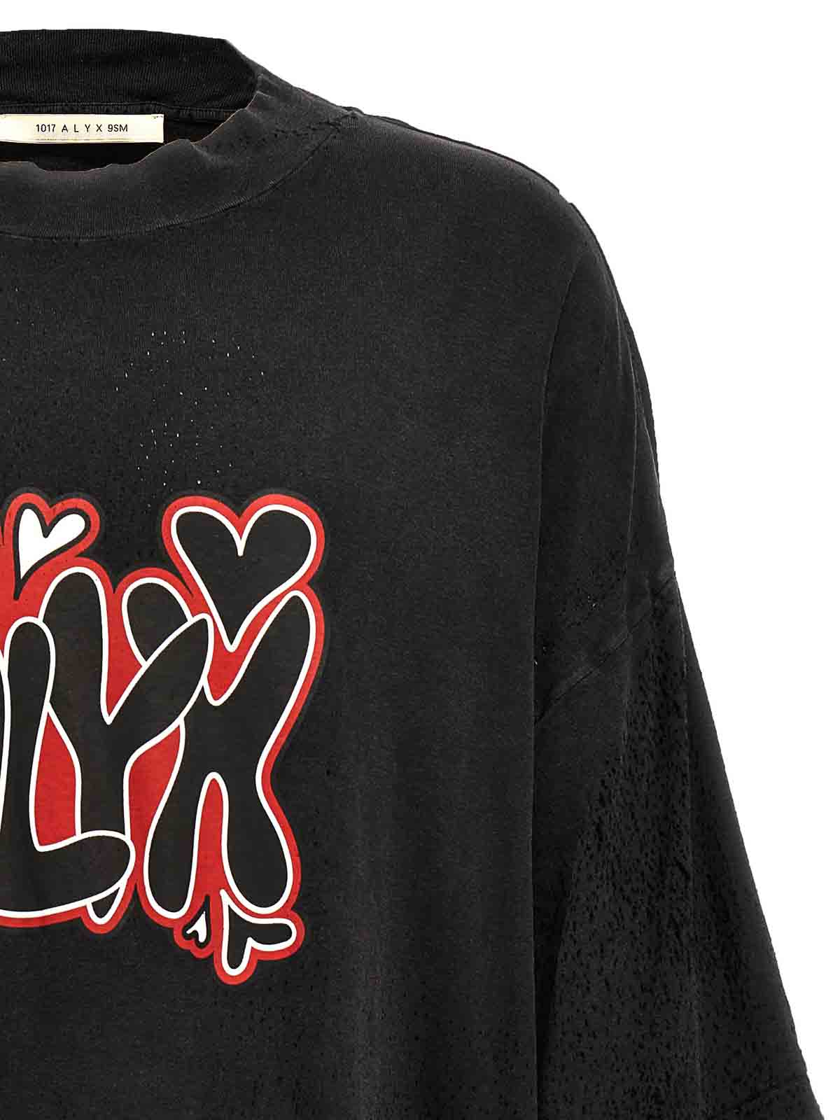 Shop Alyx Needle T-shirt In Black