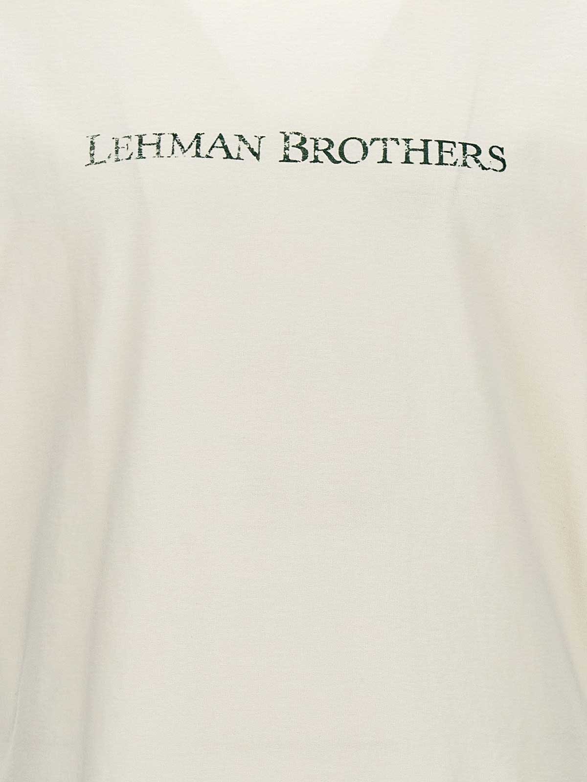 Shop 1989 Lehman Brothers T-shirt In White
