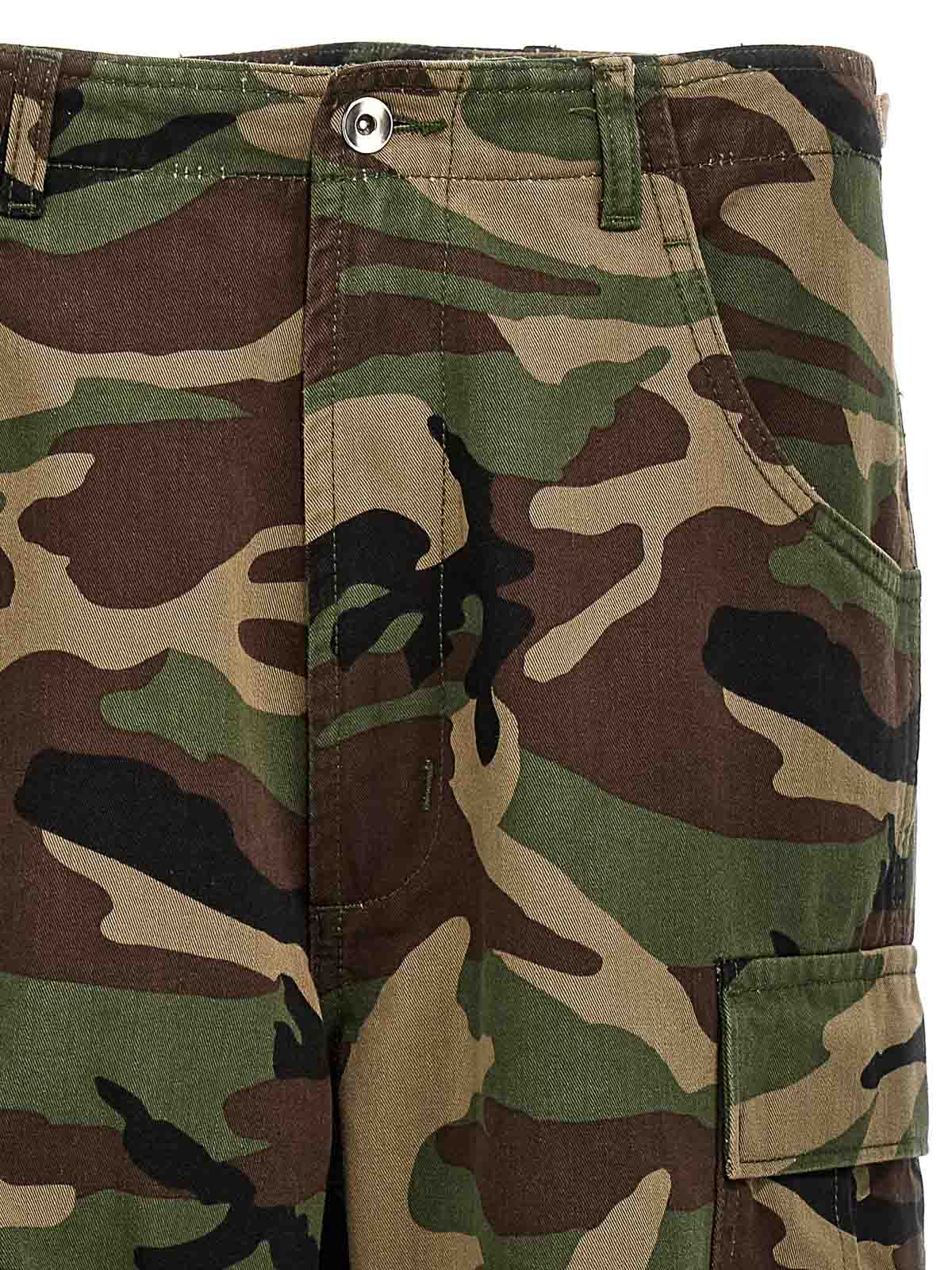 Shop 1989 Camouflage Pants In Green