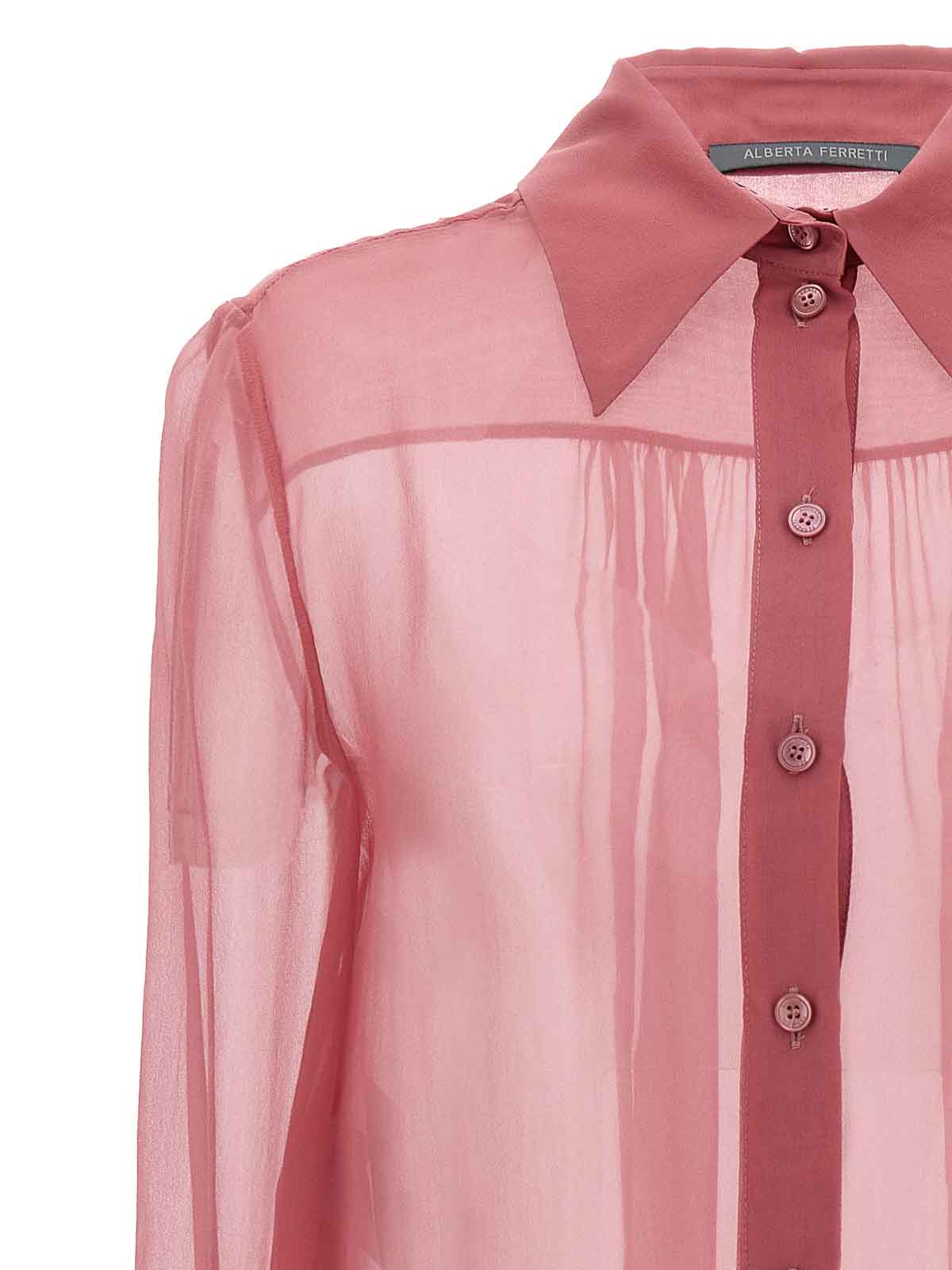 Shop Alberta Ferretti Camisa - Color Carne Y Neutral In Nude & Neutrals