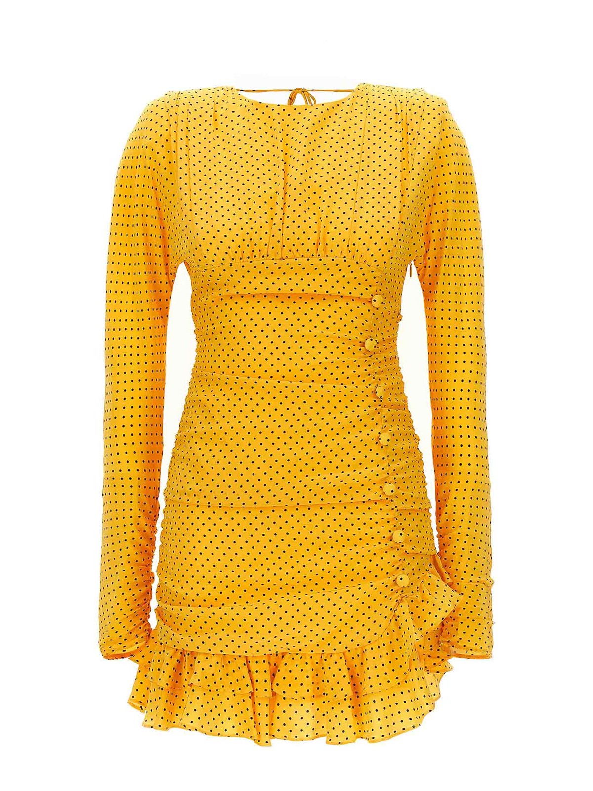 Shop Alessandra Rich Vestido Corto - Amarillo In Yellow