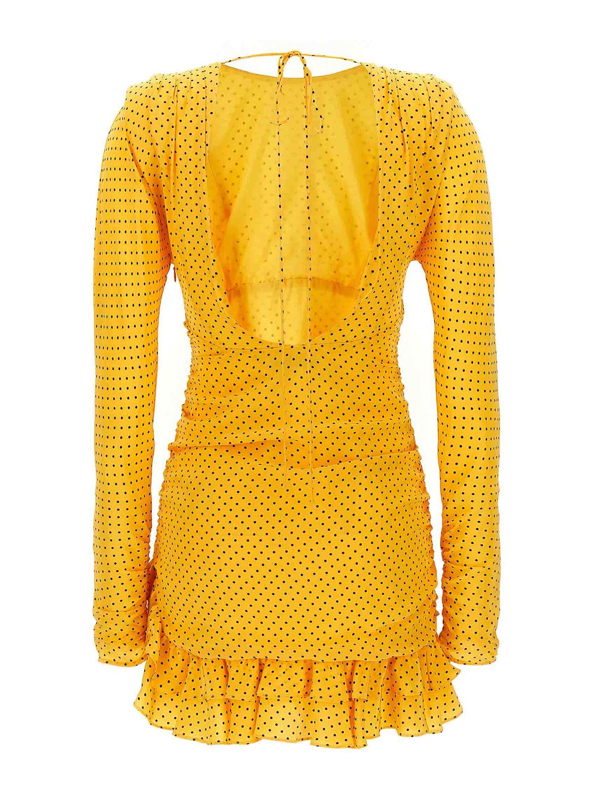 Shop Alessandra Rich Vestido Corto - Amarillo In Yellow