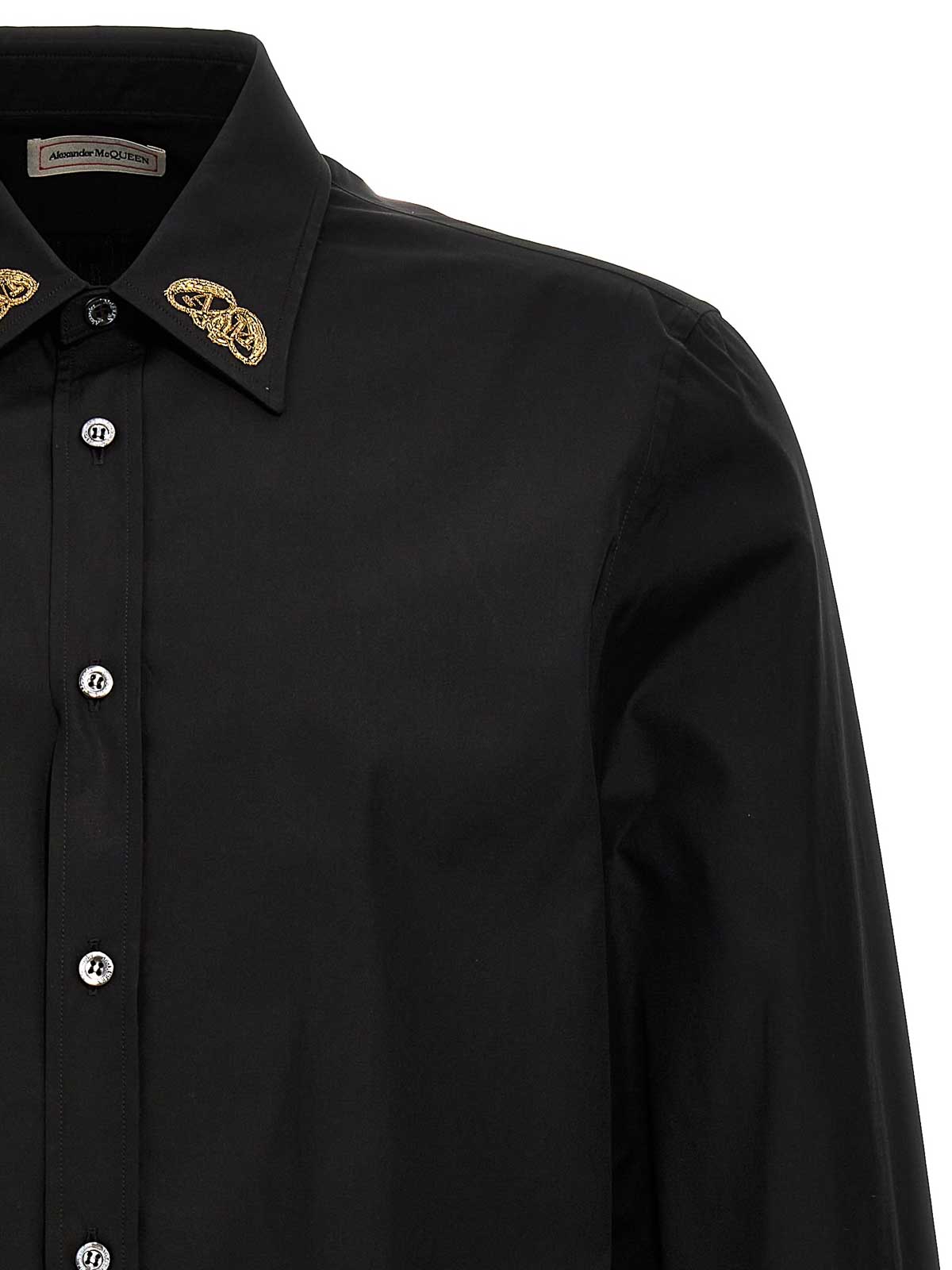 Shop Alexander Mcqueen Camisa - Negro In Black