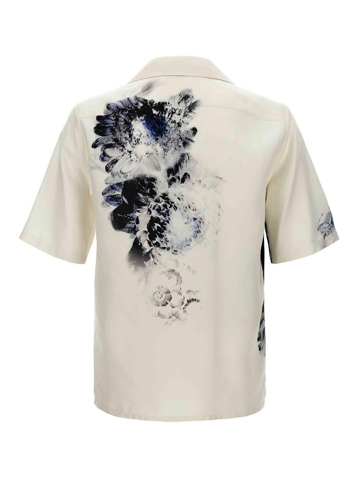 Shop Alexander Mcqueen Dutch Flower Shirt In White