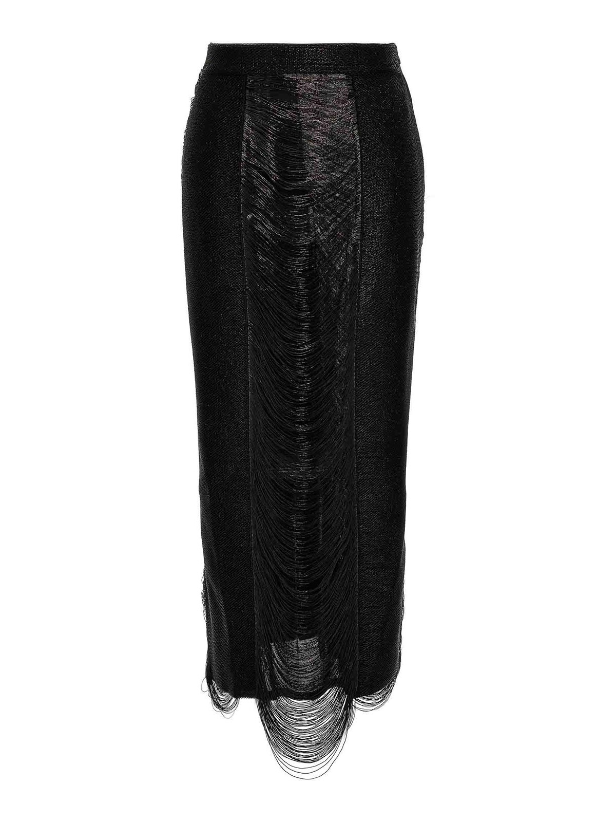Shop Alexander Mcqueen Armor Stitch Skirt In Black