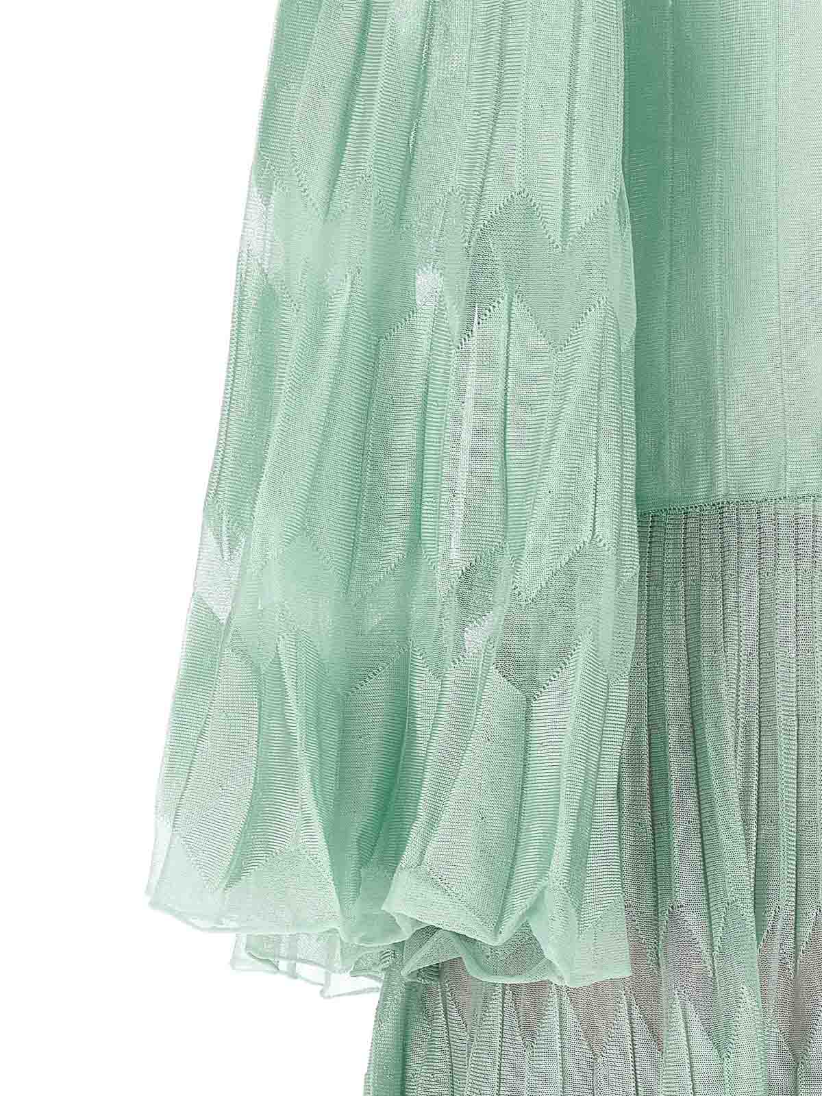 Shop Antonino Valenti Mariko Mori Long Dress In Green
