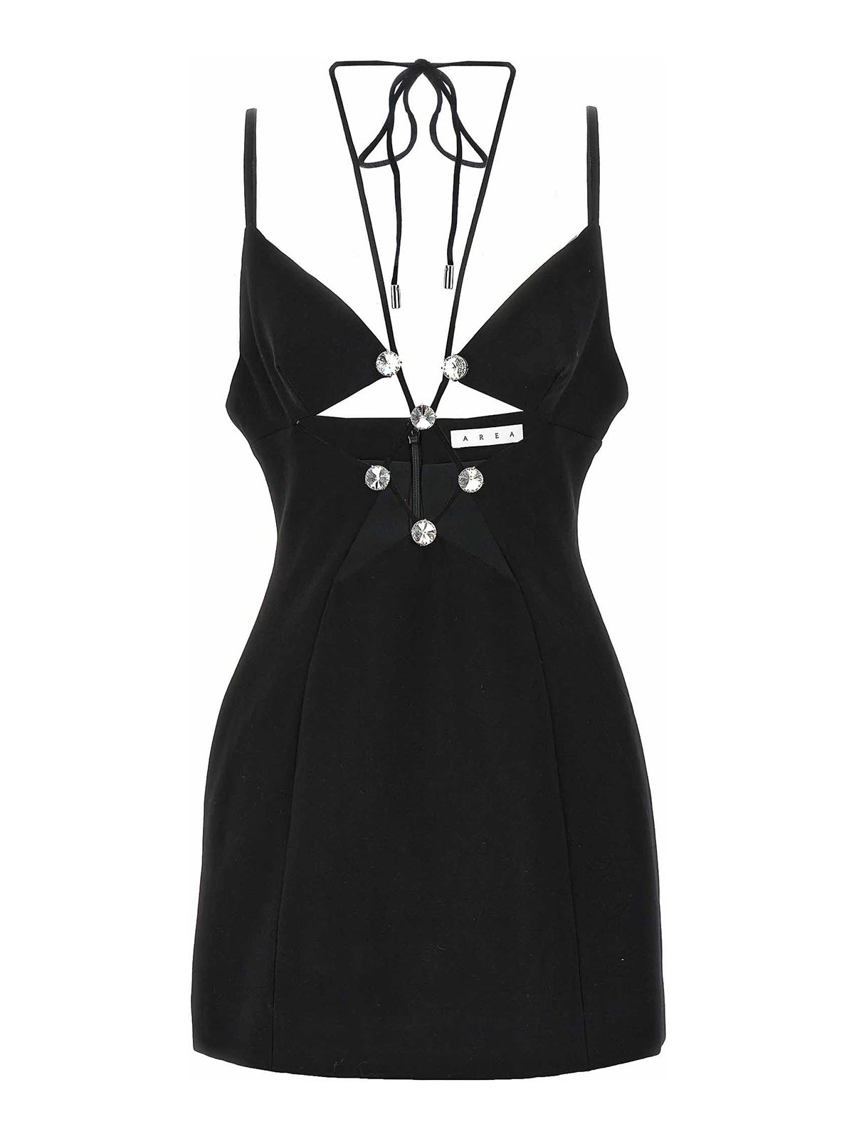 Shop Area Star Cut Out Dress In Black