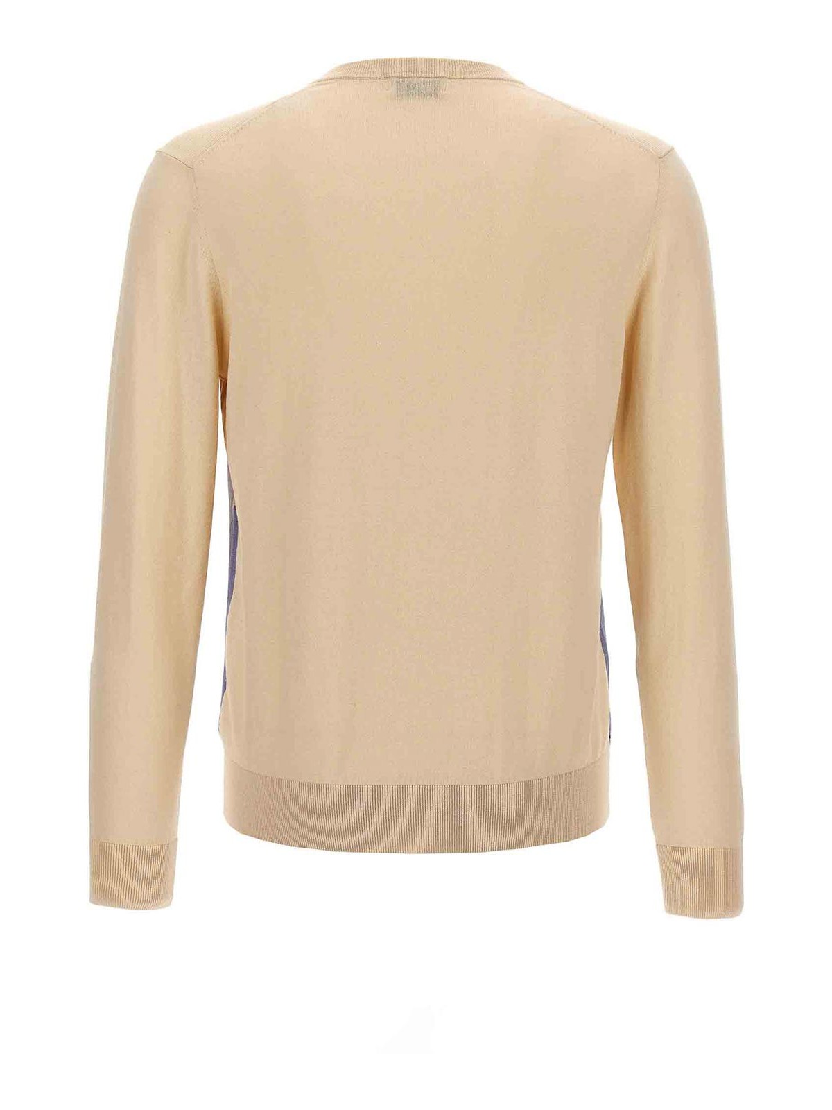 Shop Ballantyne Argyle Sweater In White