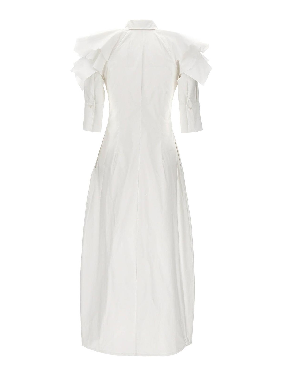 Shop Balossa Miami Shirt Dress In White