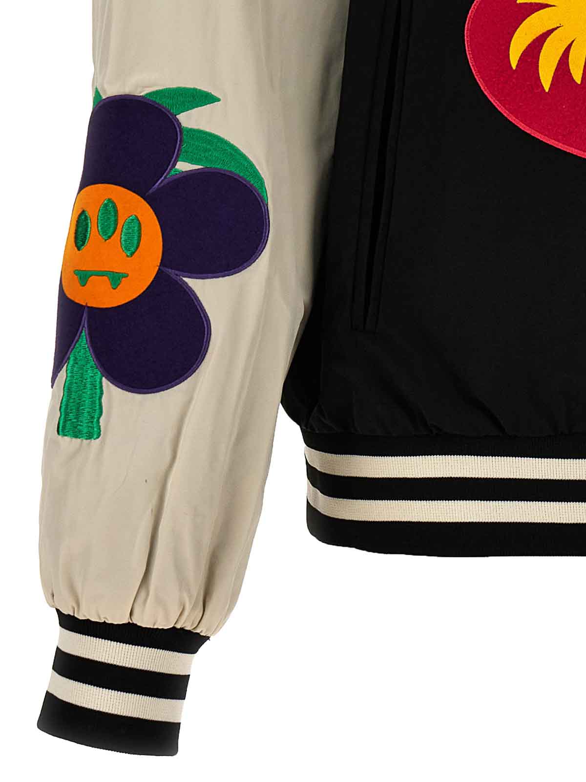 Shop Barrow Embroidery Bomber Jacket In Multicolour