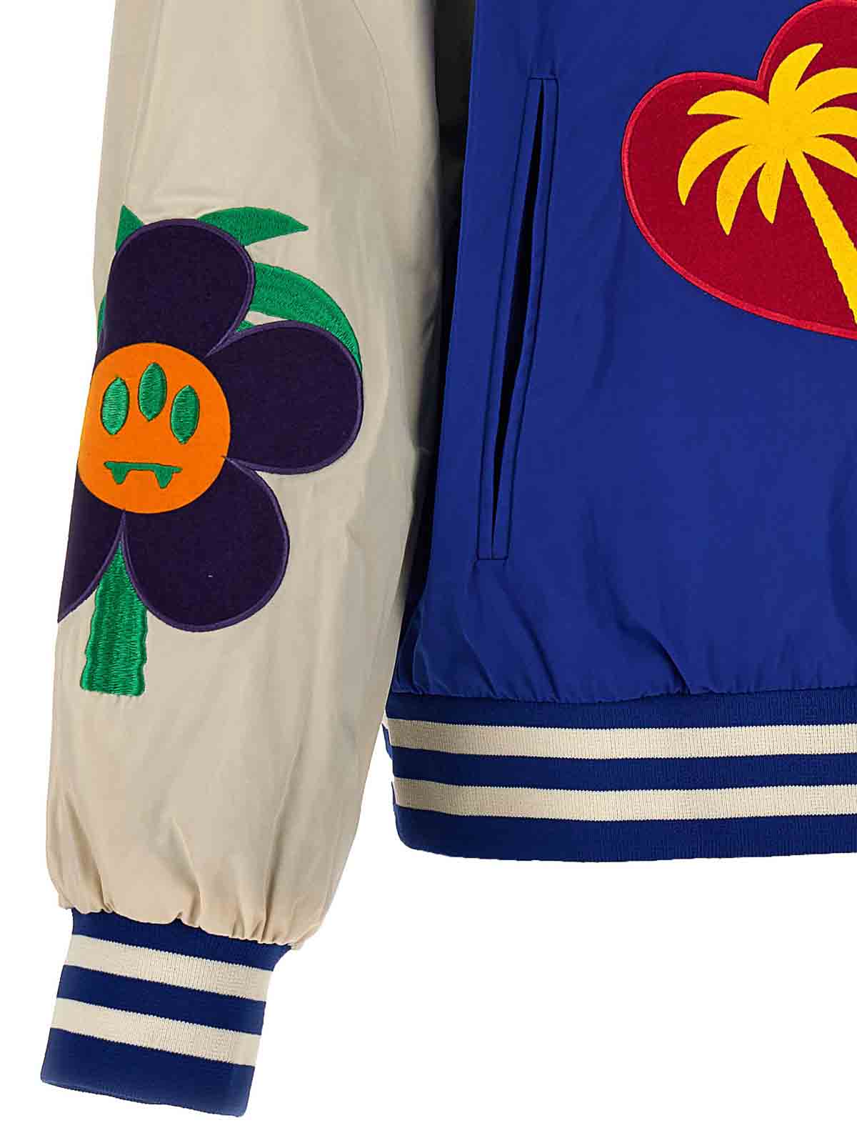 Shop Barrow Embroidery Bomber Jacket And Patches In Multicolour