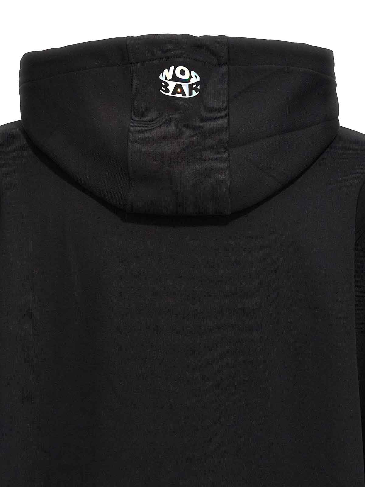 Shop Barrow Logo Hoodie In Black