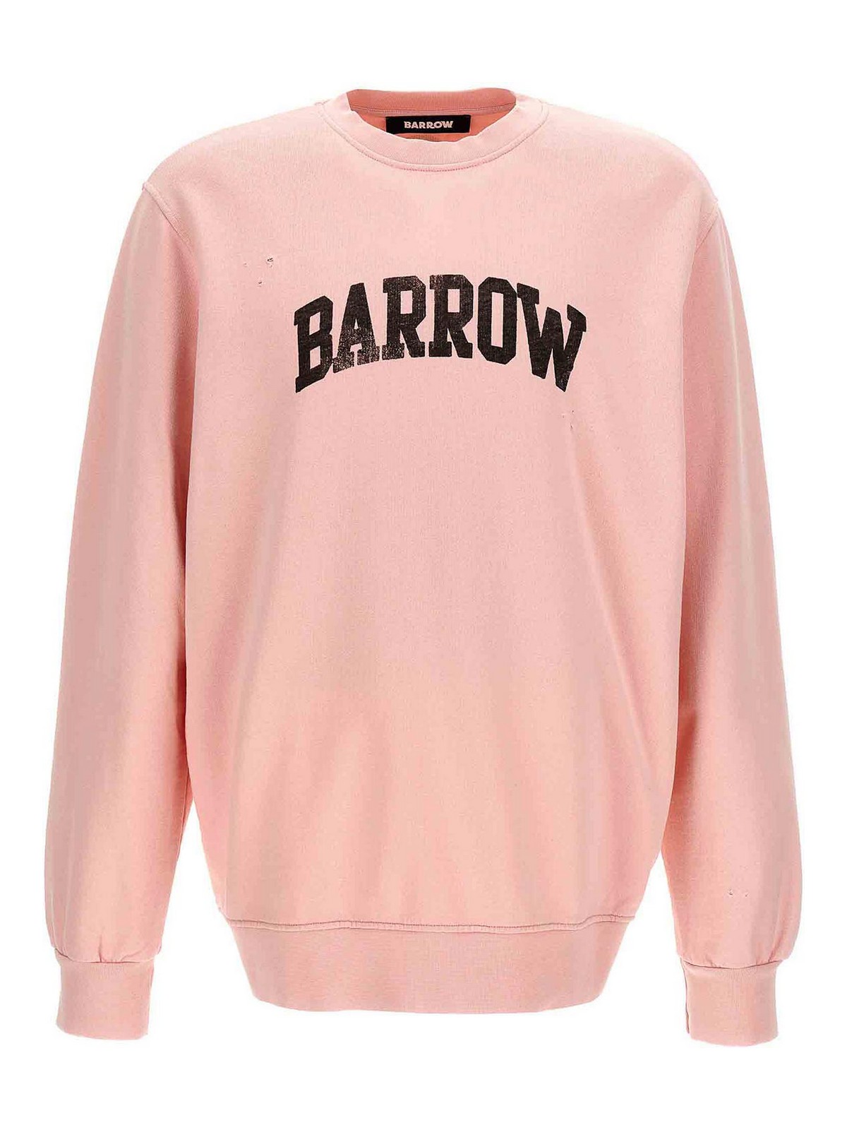 Barrow Logo Print Sweatshirt In Nude & Neutrals
