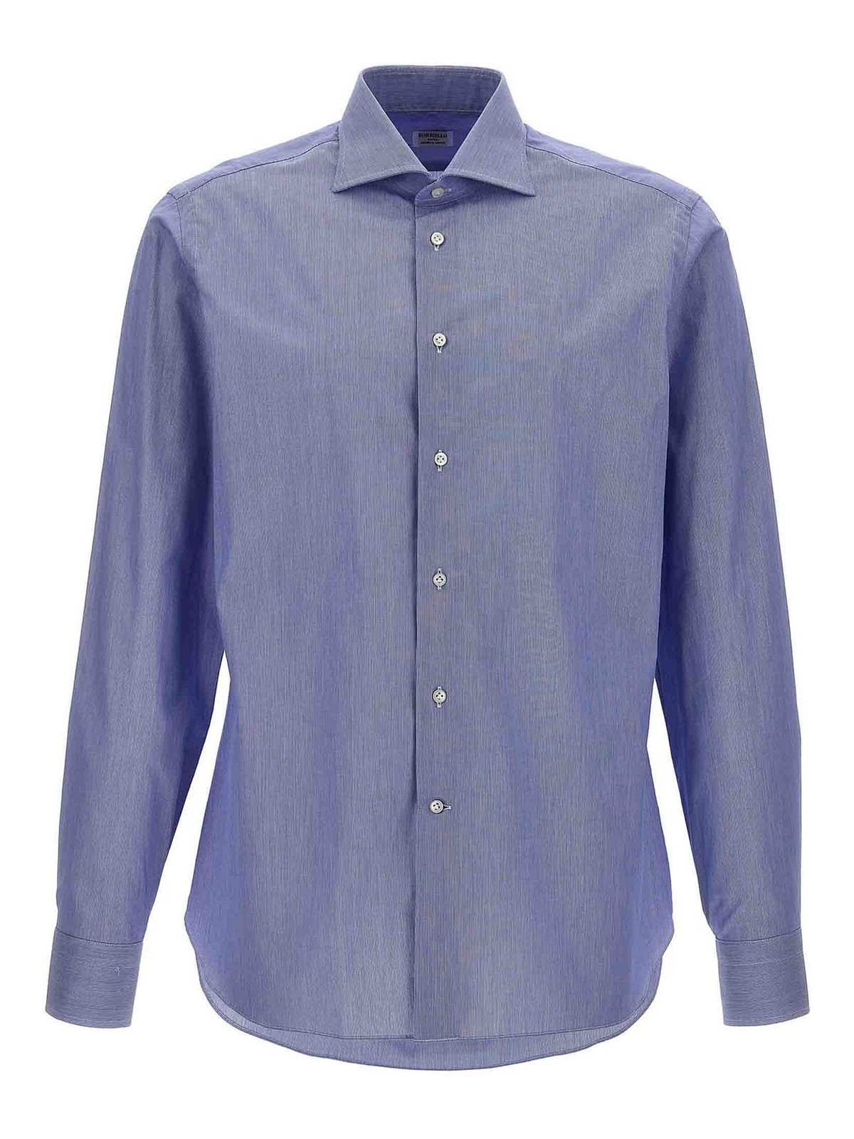 Shop Borriello Napoli Camisa - Azul Claro In Light Blue