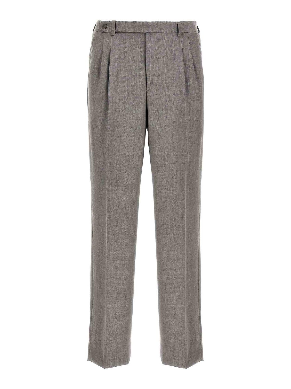 Shop Brioni Capri Pants In Grey