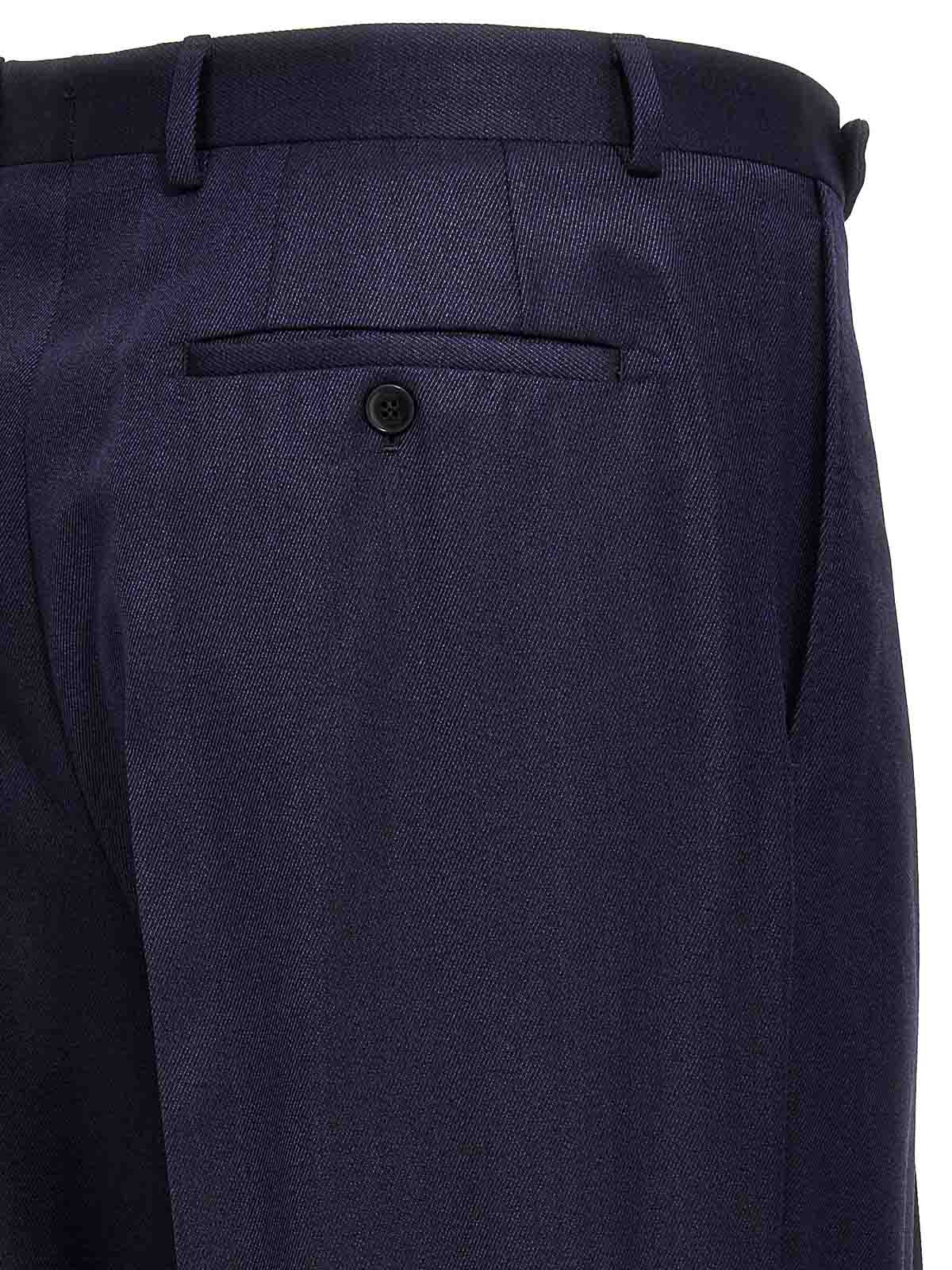 Shop Brioni Capri Pants In Blue