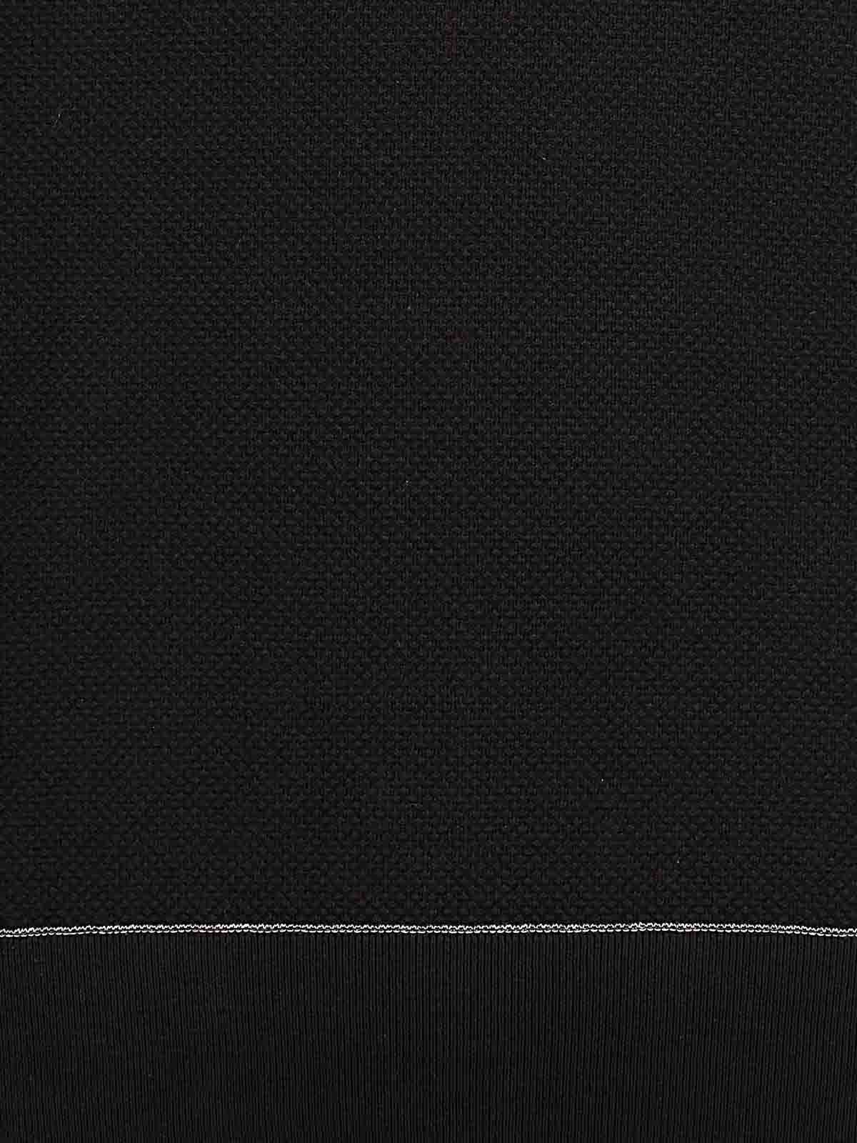 Shop Brioni Textured Polo Shirt In Black