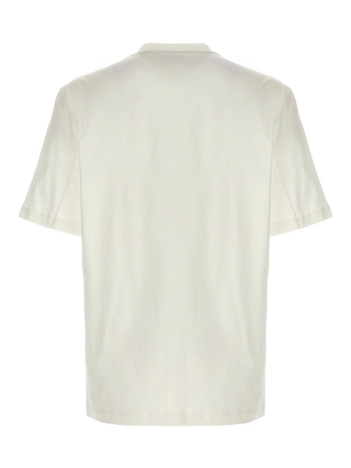 Tシャツ・カットソー BRUNELLO CUCINELLI SS25 Logo T-shirt (M0B137444G C6134) T-shirt with print for Man in Cherry | Brunello Cucinelli