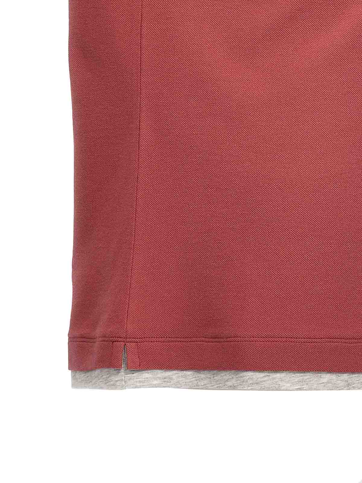 Shop Brunello Cucinelli Double Layer Effect Polo Shirt In Multicolour