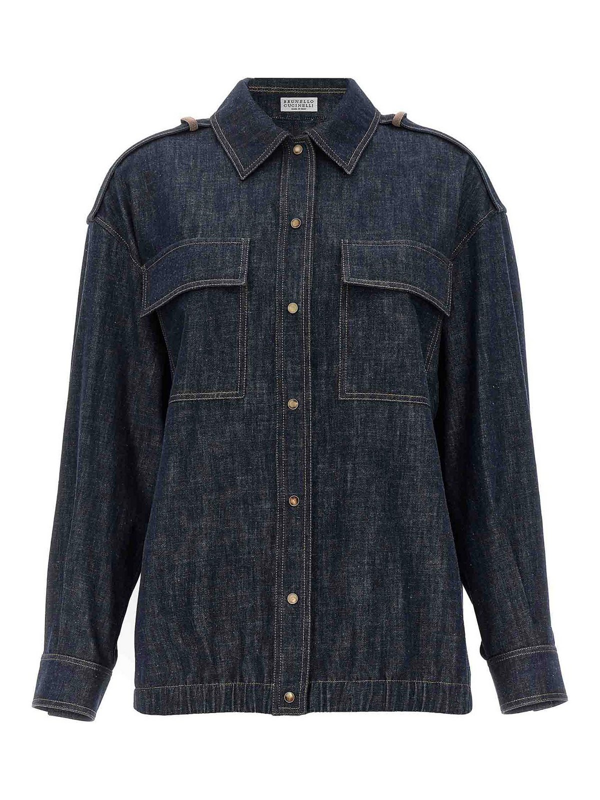 Brunello Cucinelli Denim Shirt - Blue - Women | M0F28EL926C900
