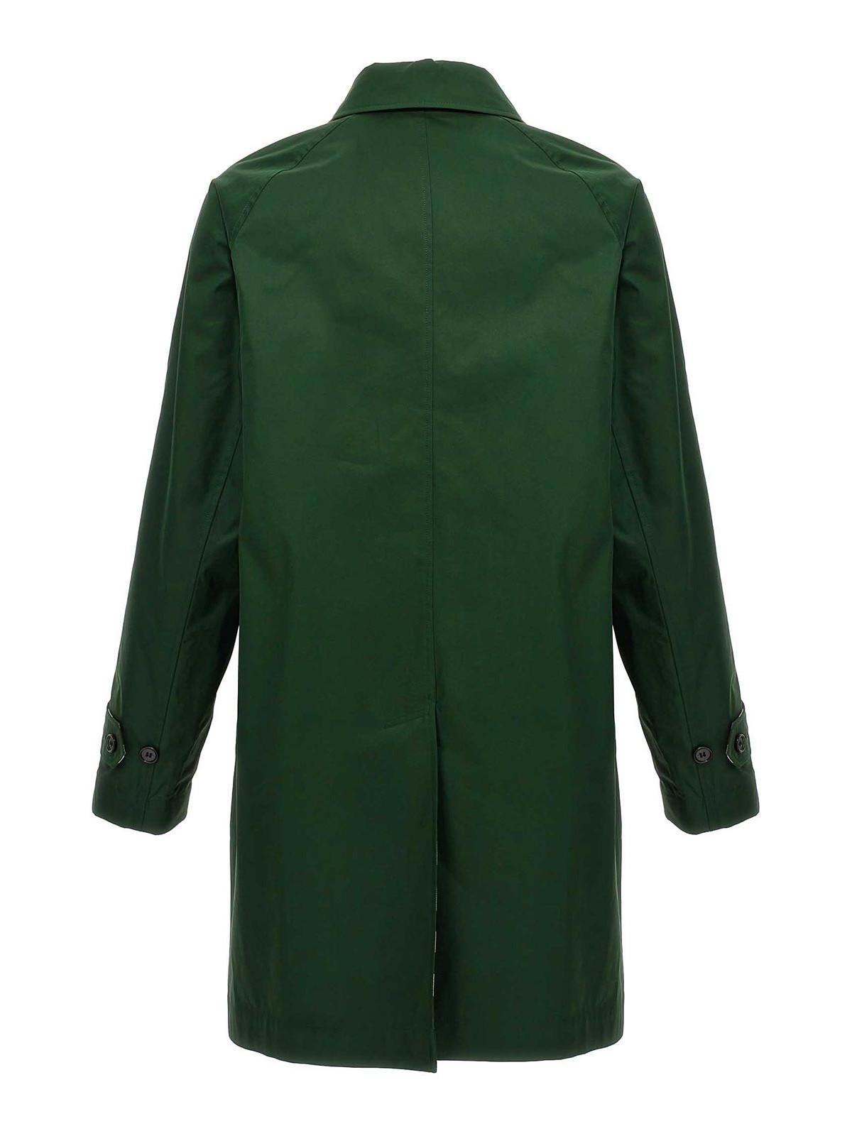 Shop Burberry Medium Reversible Coat In Green