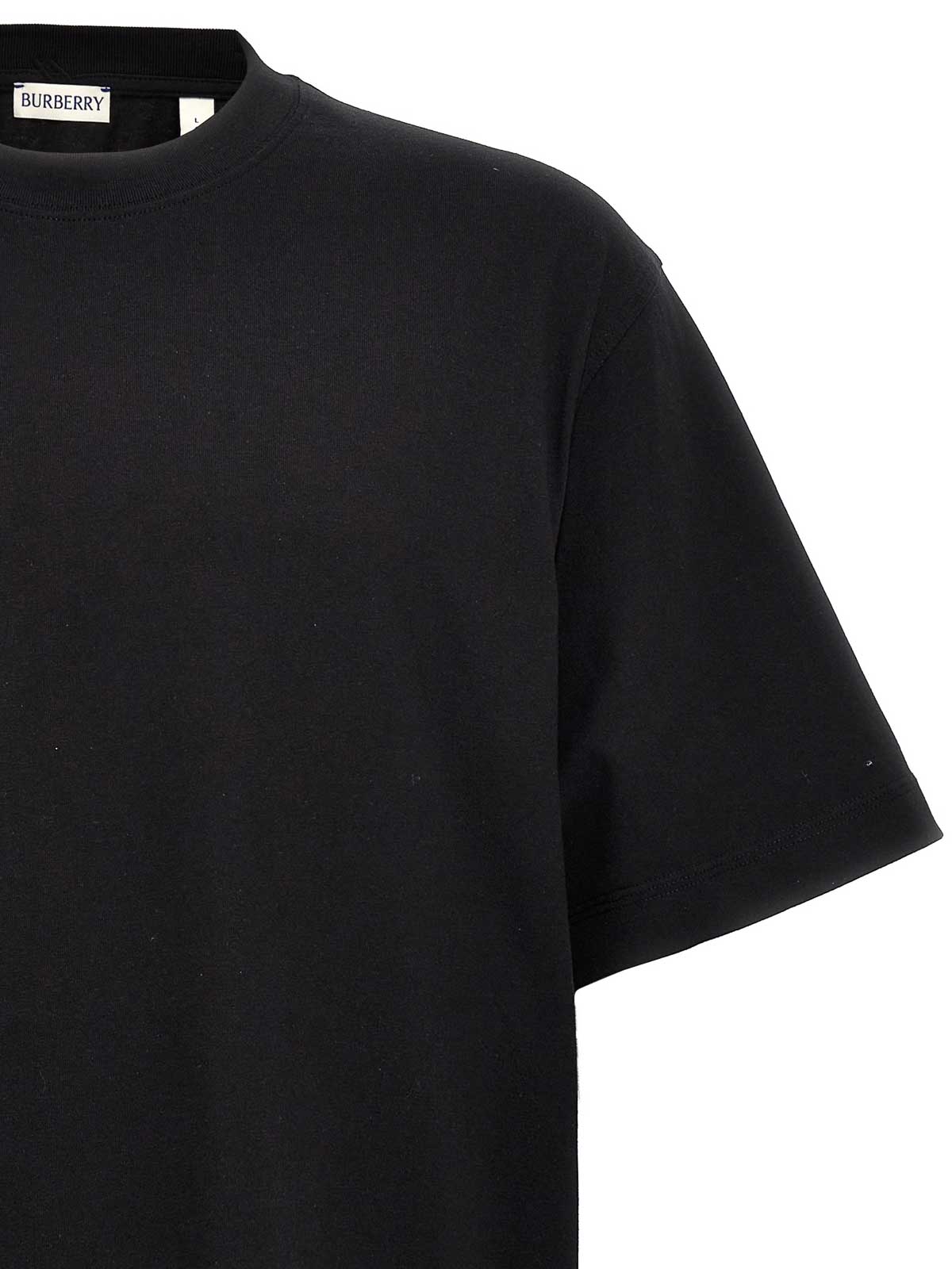 Shop Burberry Shield T-shirt In Black