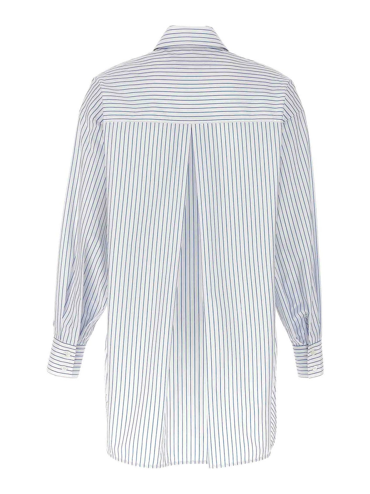 Shop Carolina Herrera Striped Shirt In Multicolour