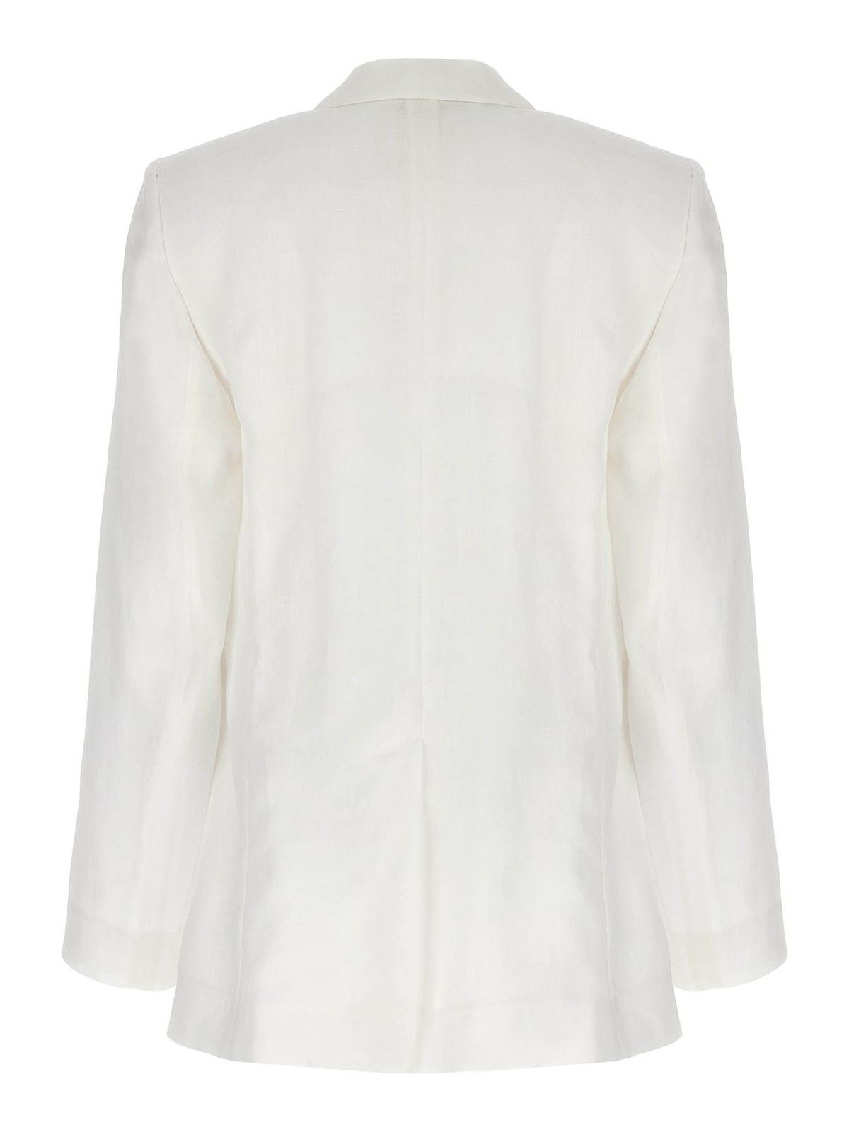 Shop Chloé Double-breasted Blazer In White