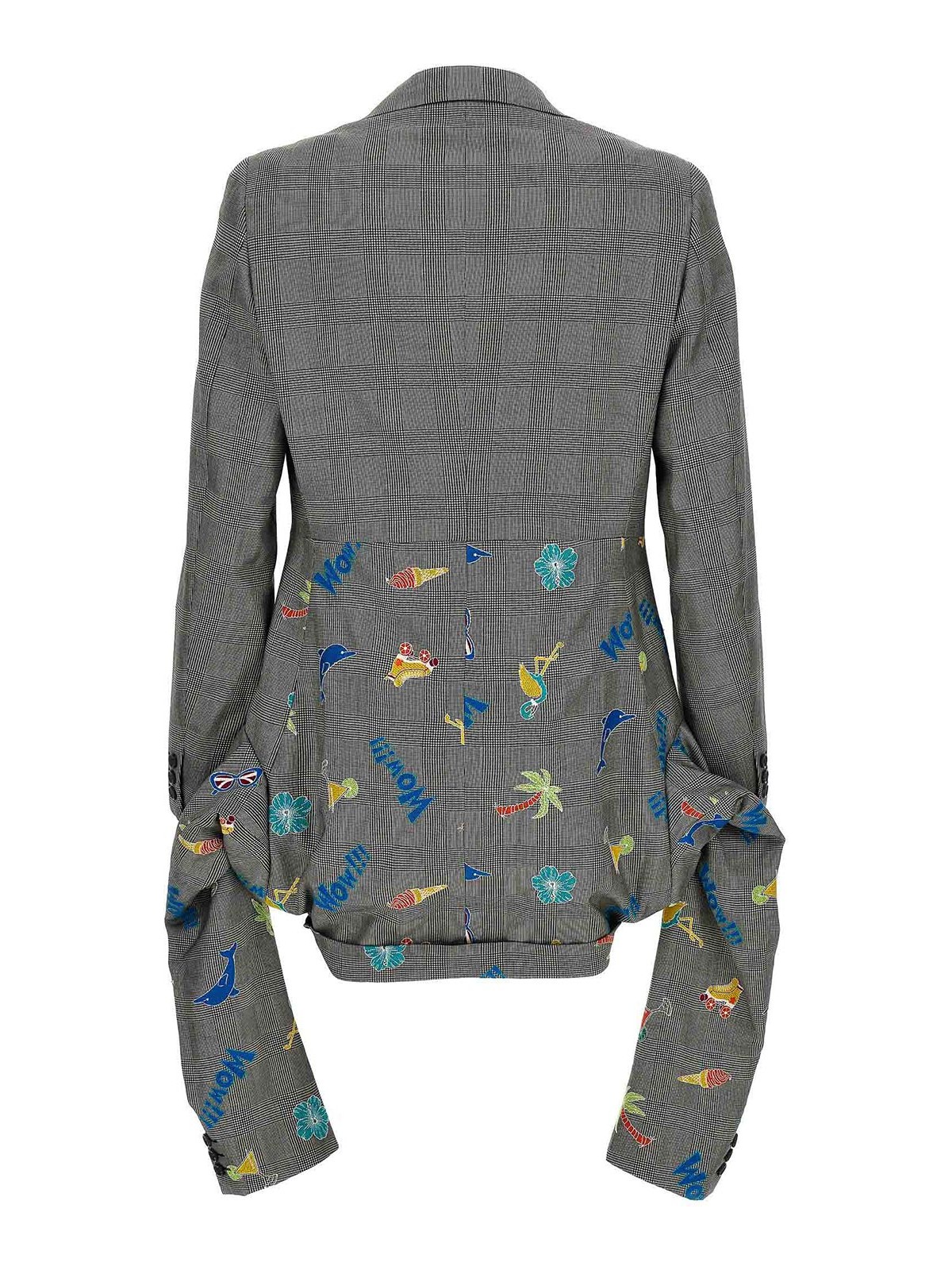 Shop Comme Des Garcons Hommes Plus Single- Breasted Blazer In Grey