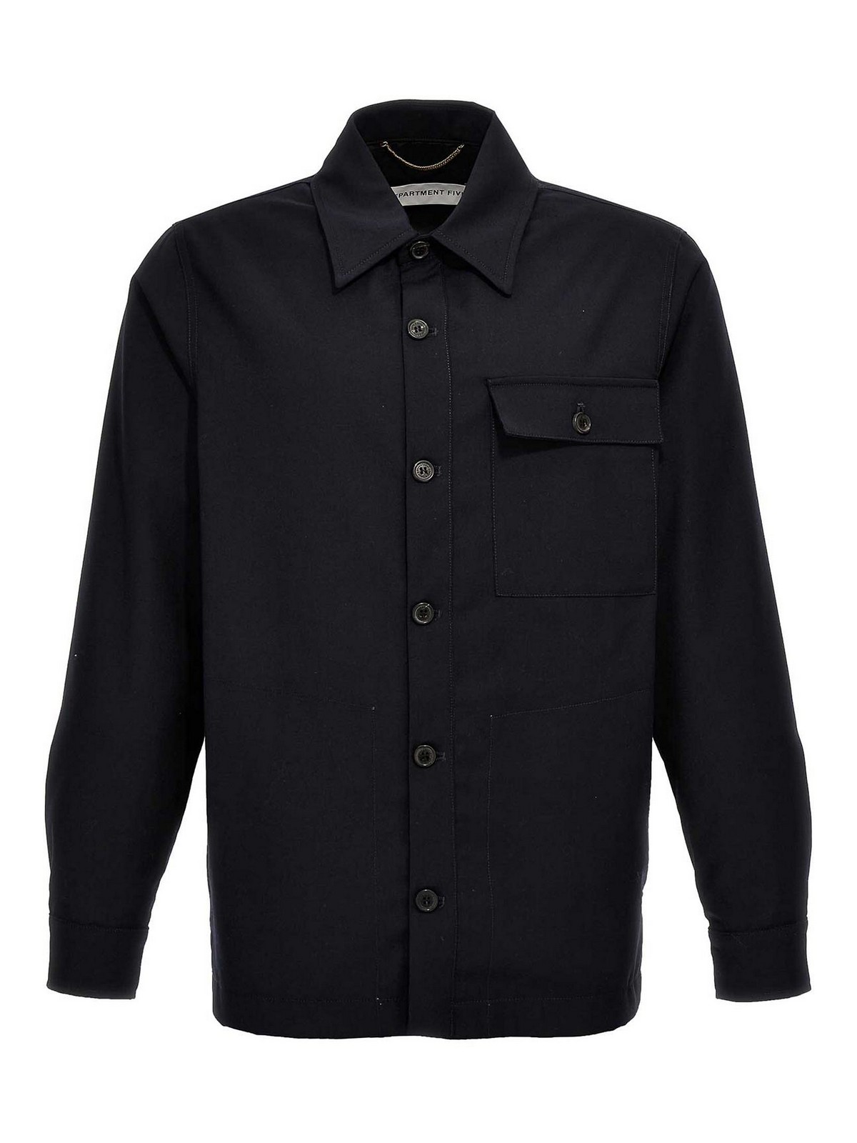 Department 5 Pike Overshirt In Blue