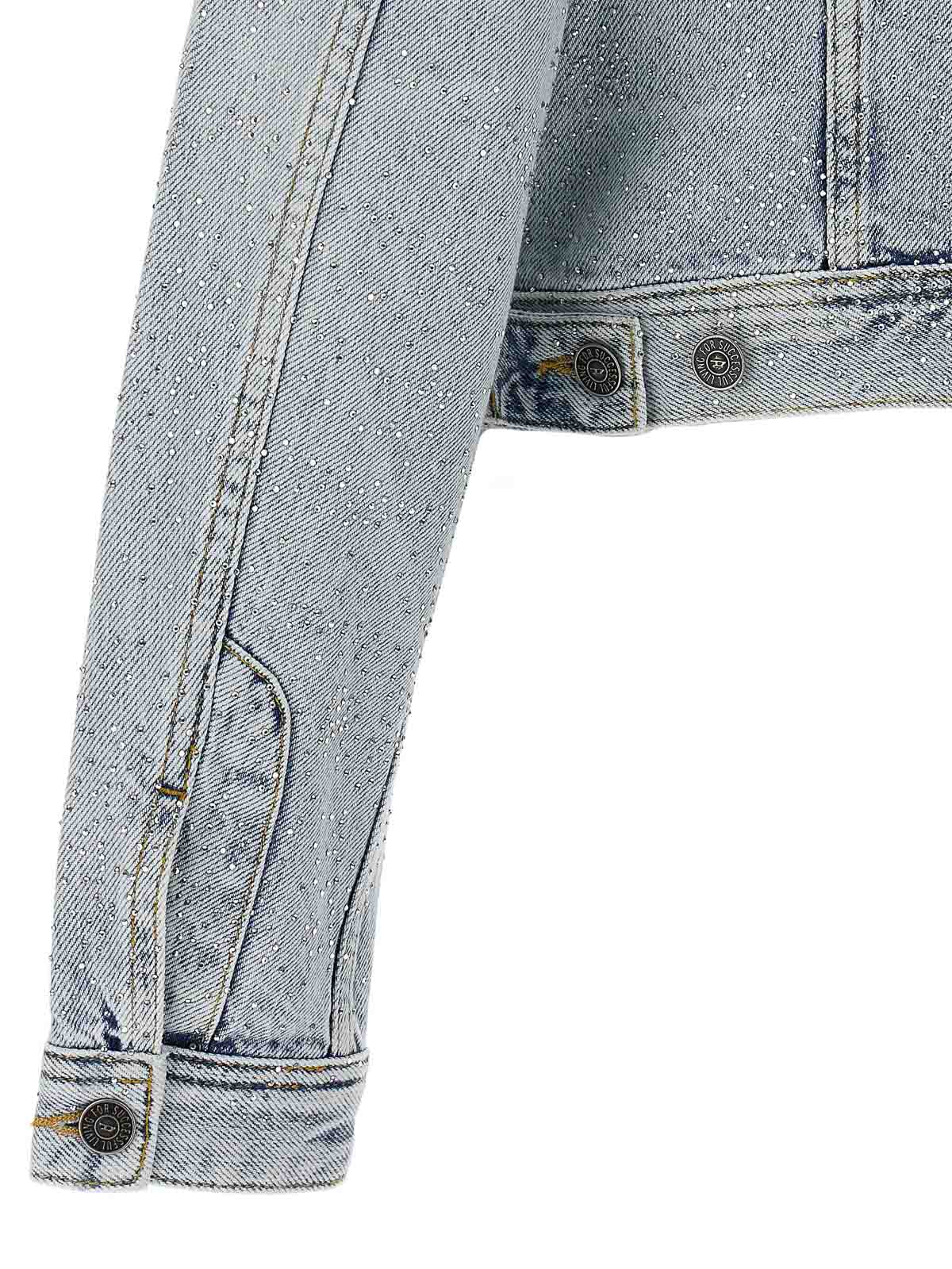 Shop Diesel Denim Jacket In Light Blue