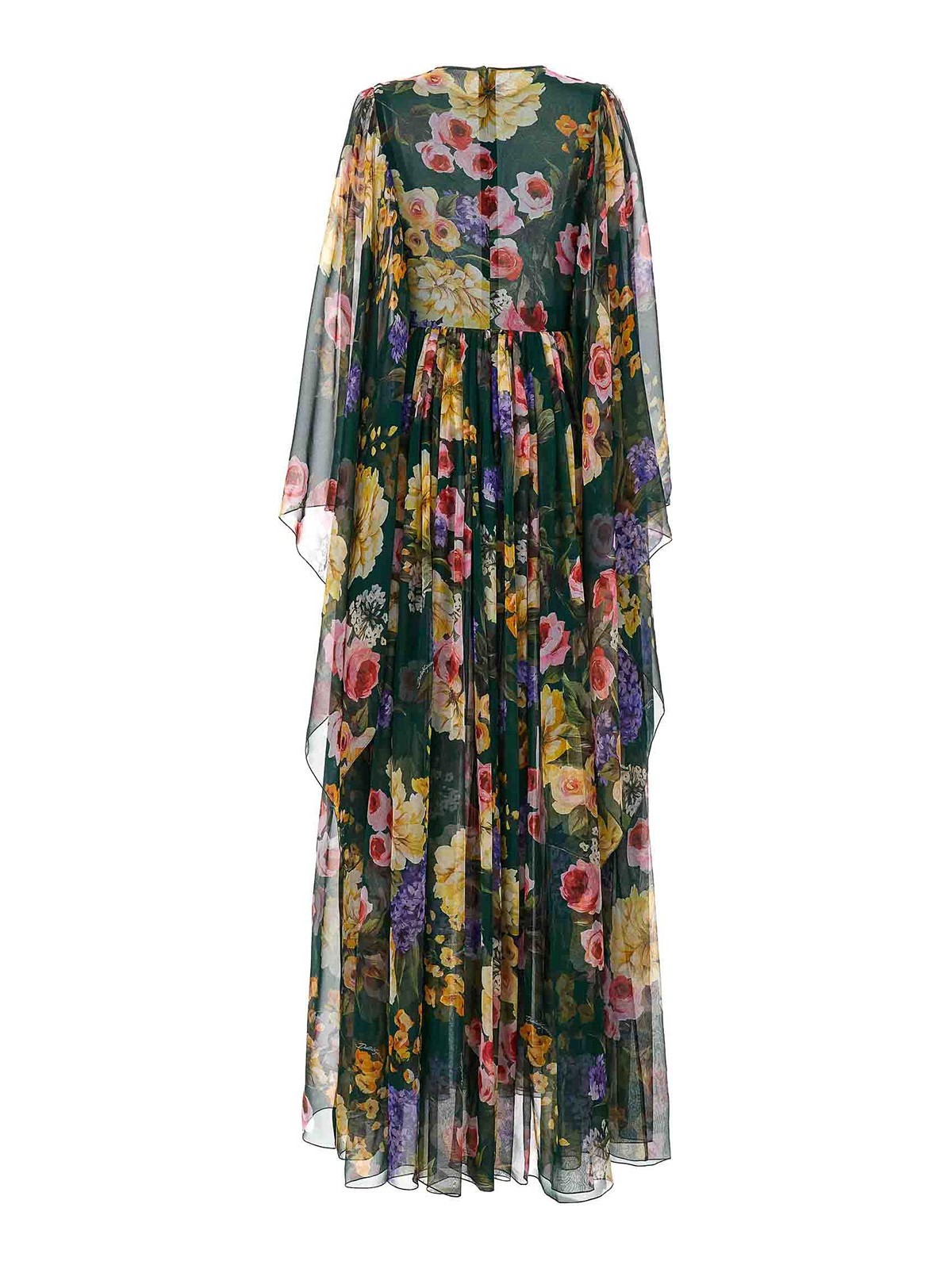 Shop Dolce & Gabbana Giardino Dress In Multicolour