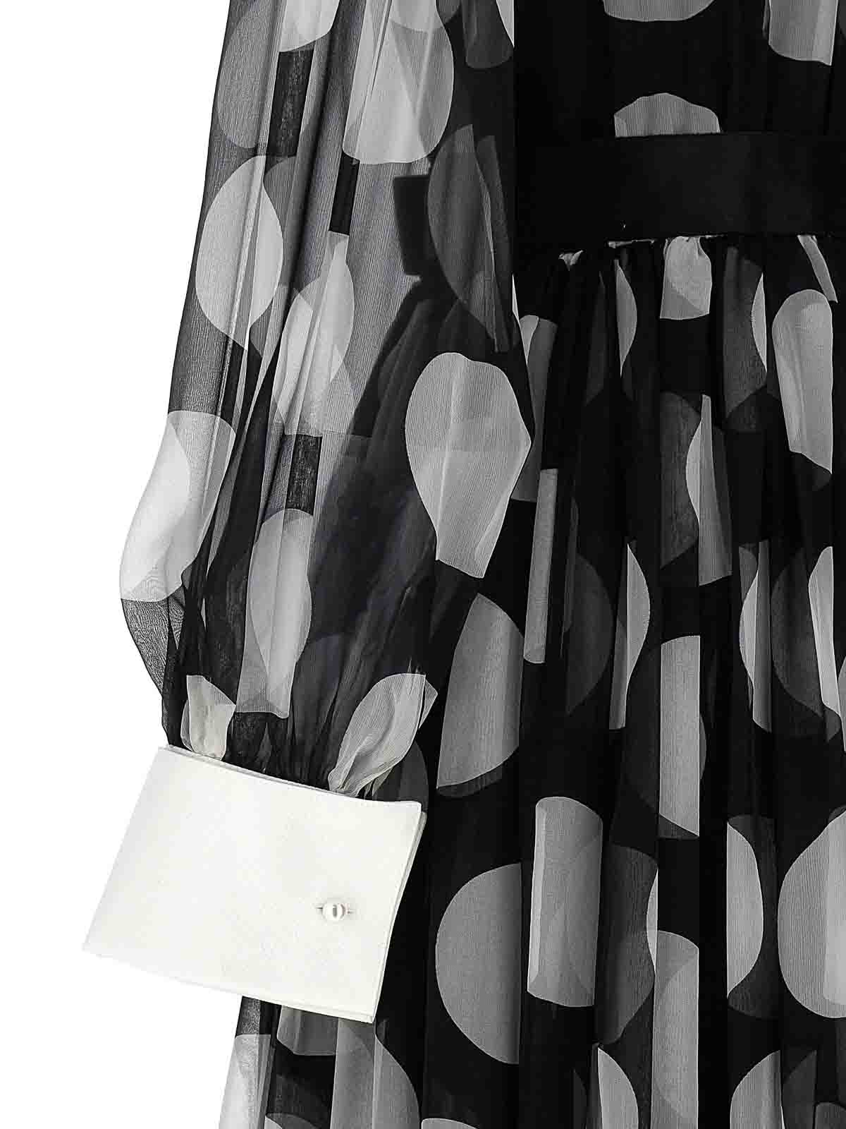 sachin and babi light blue dress black and white polka dot dresses -