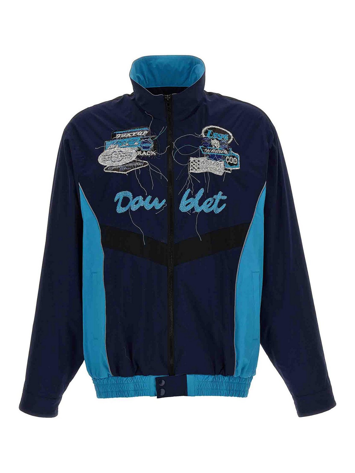 Doublet Ai Patches Embroidery Jacket In Blue