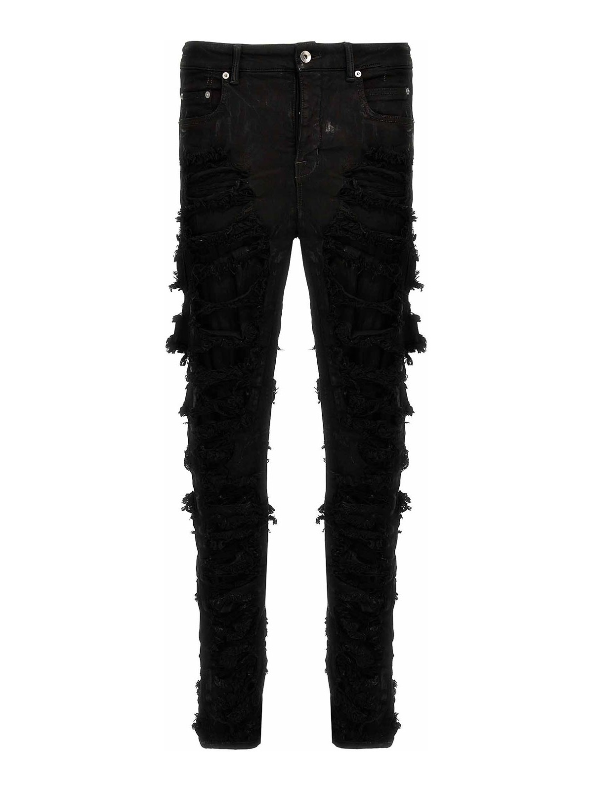 Shop Drkshdw Detroit Cut Jeans In Black