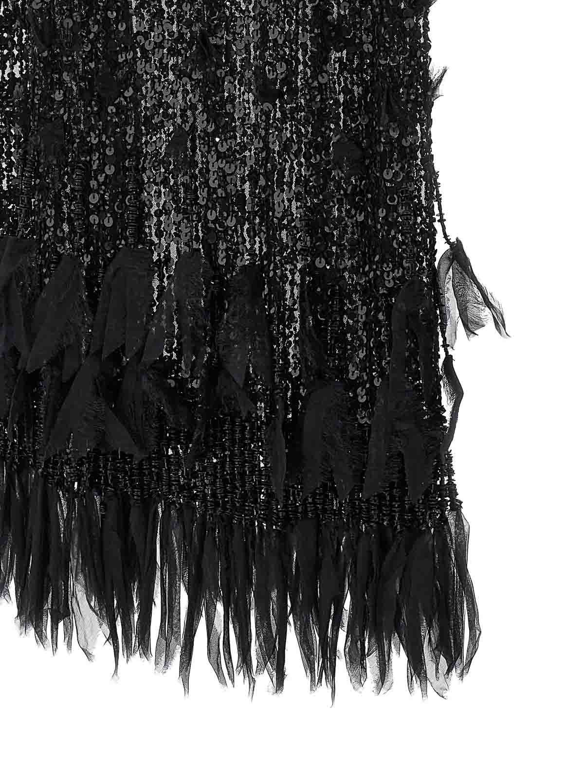 Shop Elisabetta Franchi Vestido Midi - Negro In Black