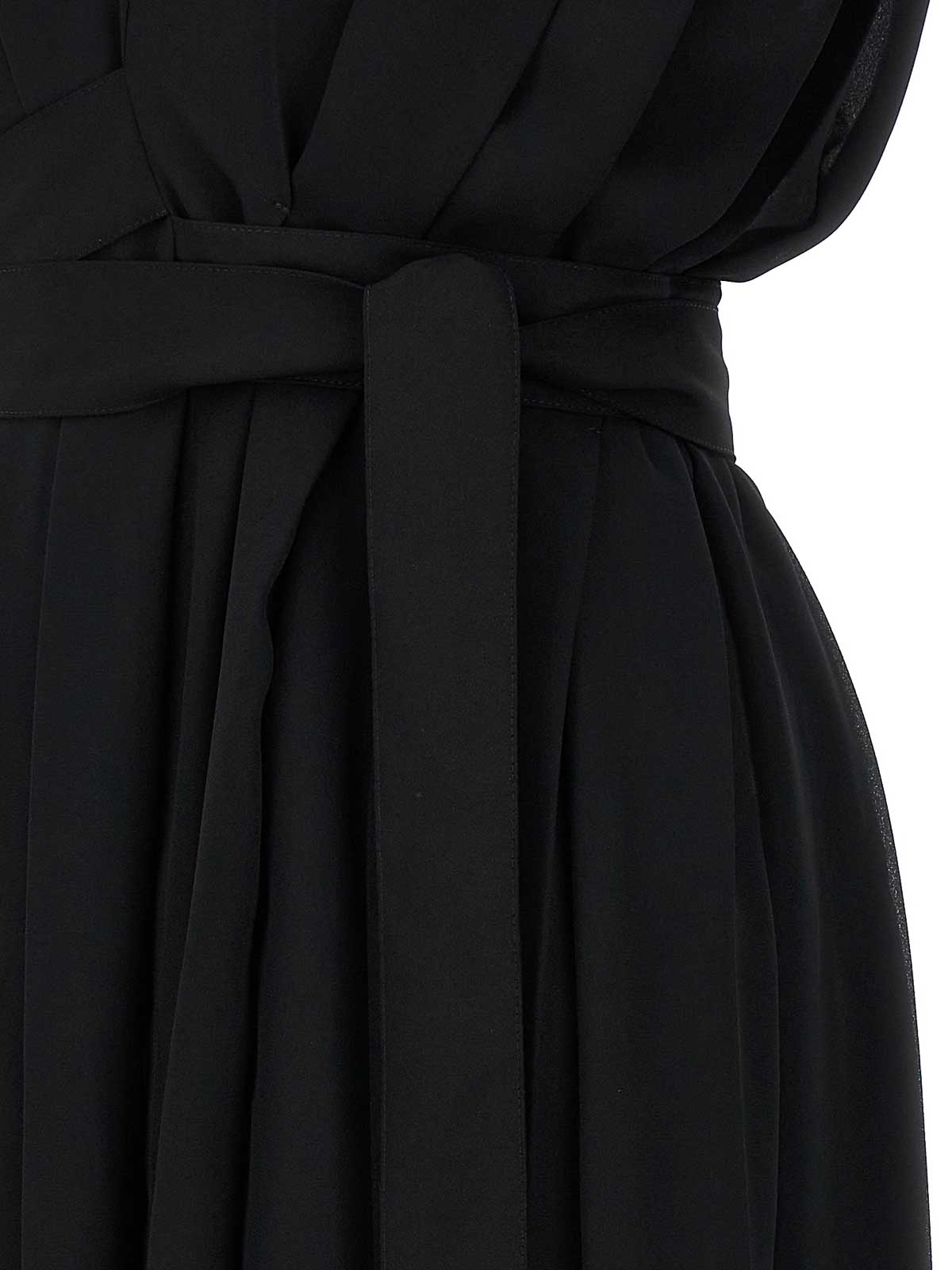 Shop Fabiana Filippi Long Dress In Black