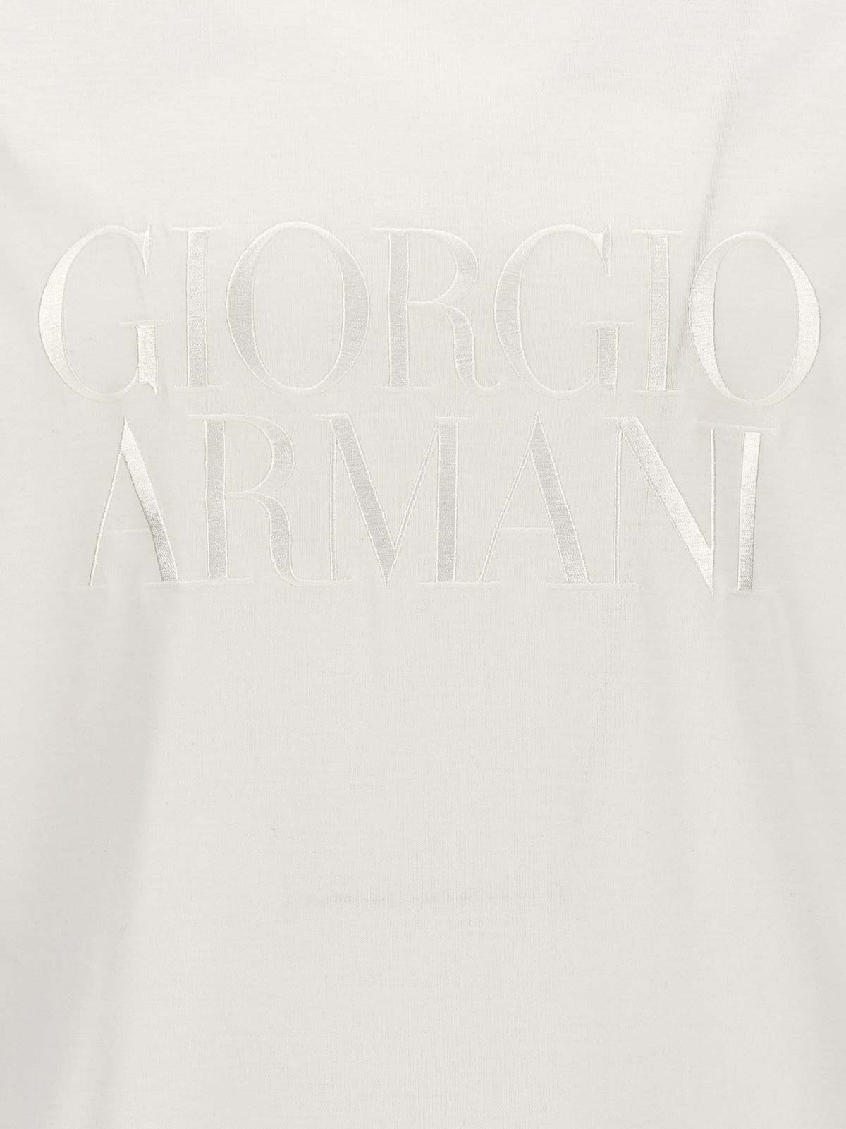 Shop Giorgio Armani Camiseta - Blanco In White