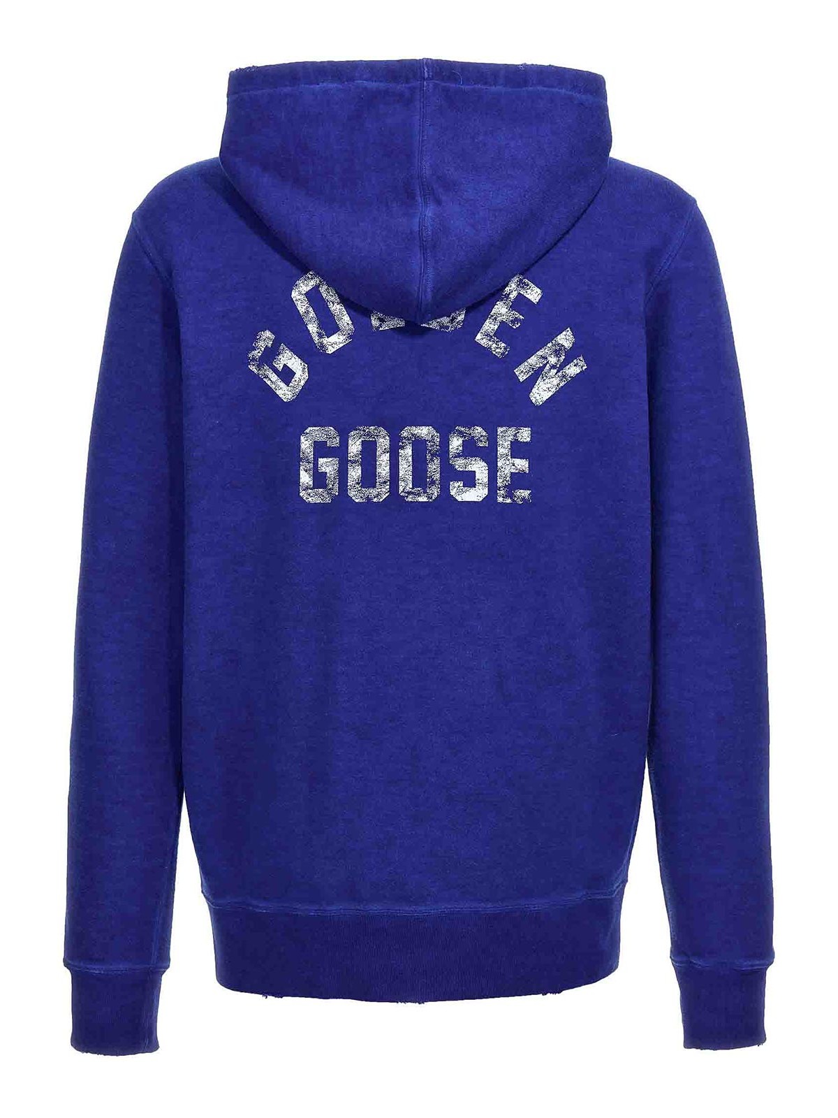 Shop Golden Goose Luca Hoodie In Blue