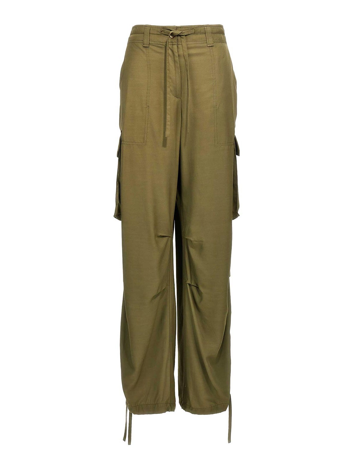 Shop Golden Goose Cargo Trousers In Green