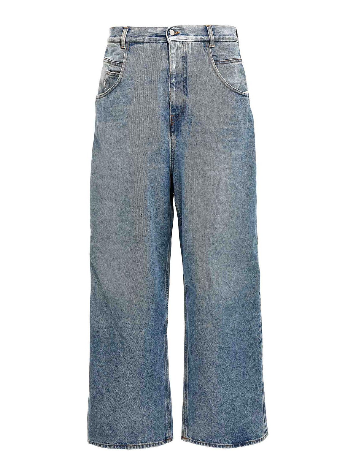 Hed Mayner Blue Indigo Jeans In Light Blue
