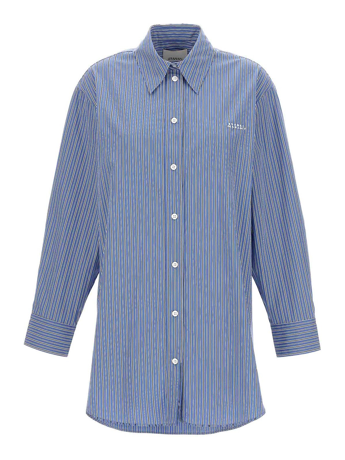 Shop Isabel Marant Camisa - Azul Claro In Light Blue