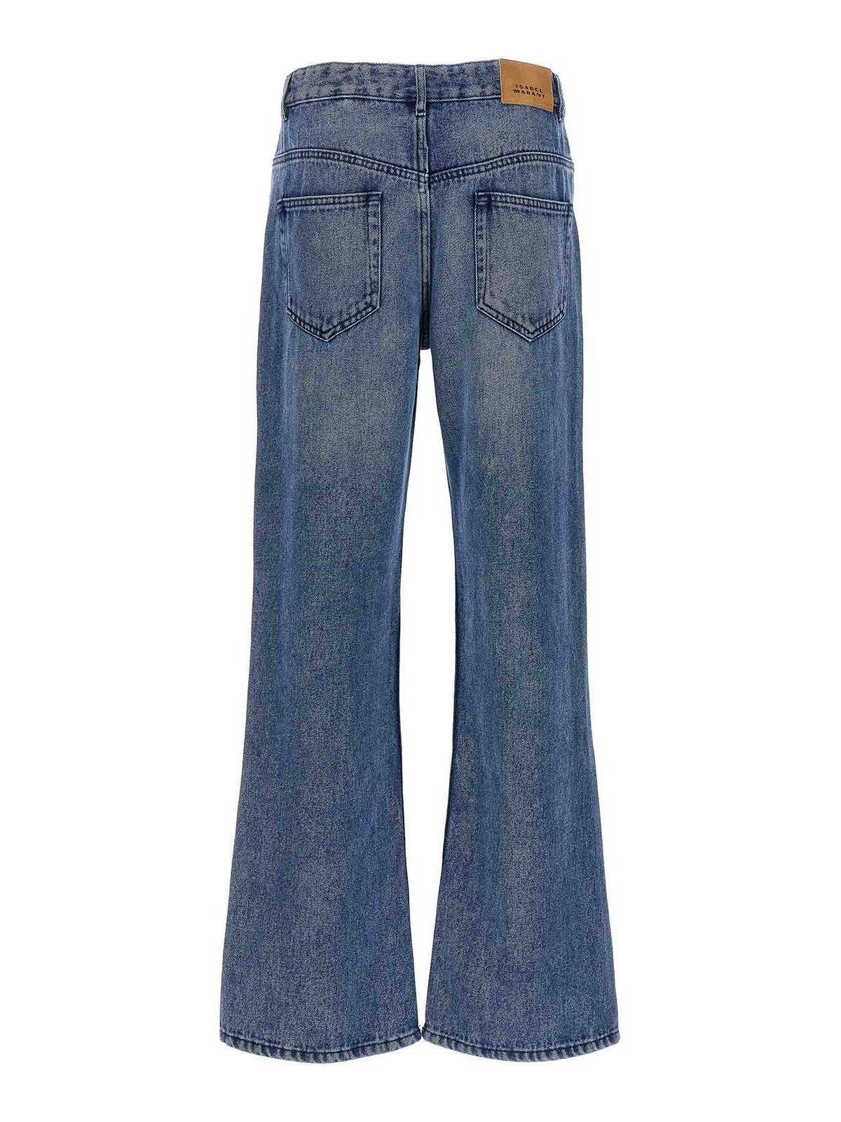 Shop Isabel Marant Belvira Jeans In Light Blue