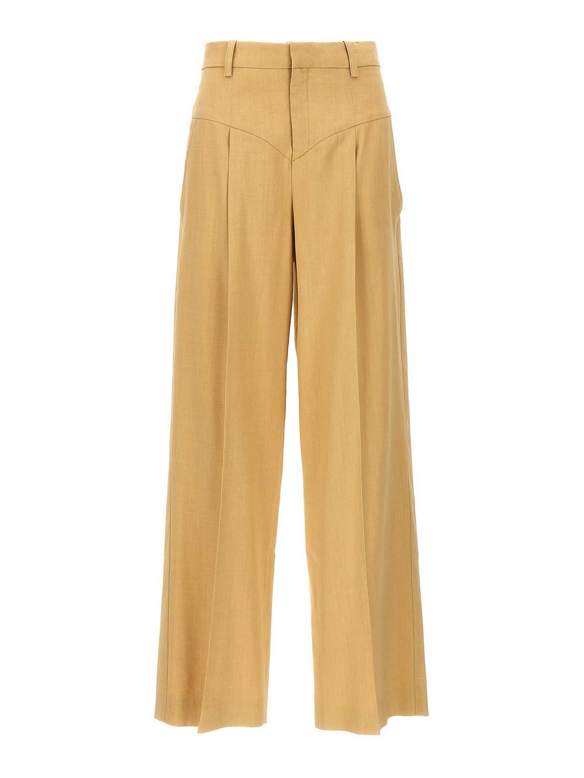 Shop Isabel Marant Staya Pants In Beige