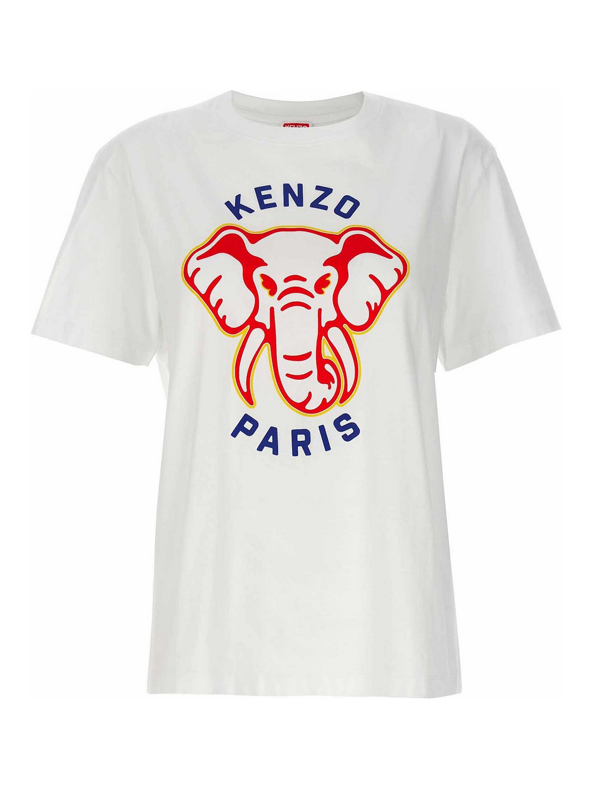 Kenzo Elephant T-shirt In White