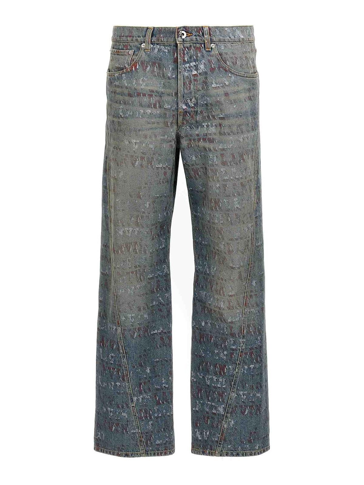 Shop Lanvin Jeans Boot-cut - Multicolor In Multicolour