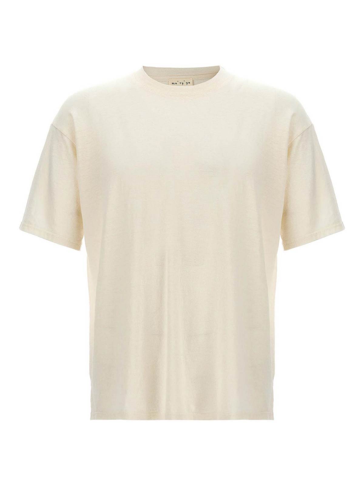 Ma'ry'ya Linen T-shirt In White